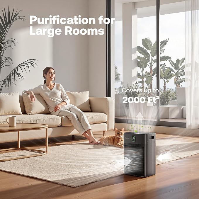 Trucozie T554 Air Purifier for Home Up to 2000 Ft² in 1 Hr - Image 5