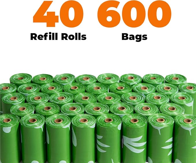 Best Pet Supplies Poop Bags for Dogs, 50% Post-Consumer Recycled Content dog - Image 7