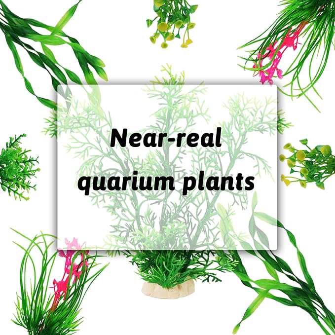 Fish Tank Accessories Aquarium Decorations Plants, Aquarium Decor Plastic Plants - Image 4