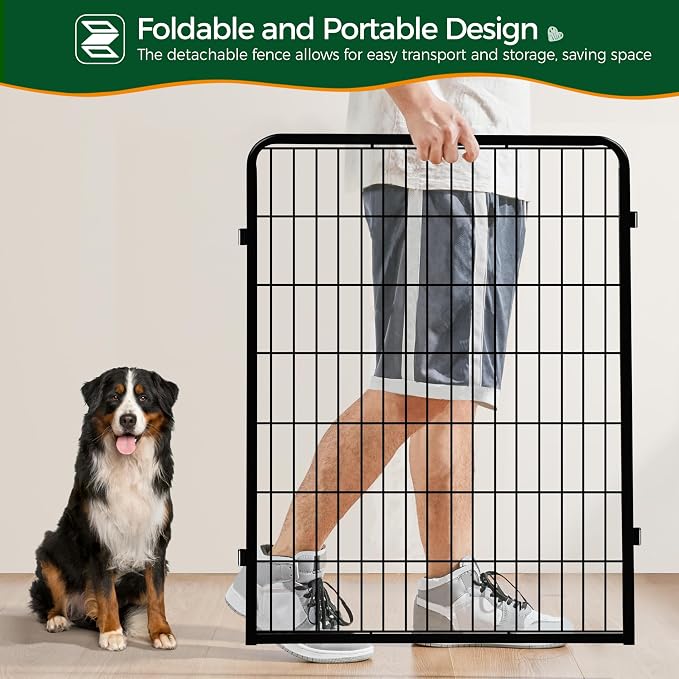 Yaheetech Dog Playpen Outdoor, 40 inch 24 Panels Dog Pen Indoor Heavy Duty - Image 9