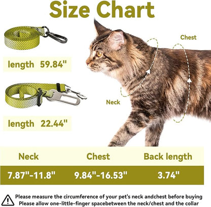 Cat Harness and Leash Set, 3-in-1 Escape Proof Adjustable, Comfortable Soft - Image 6