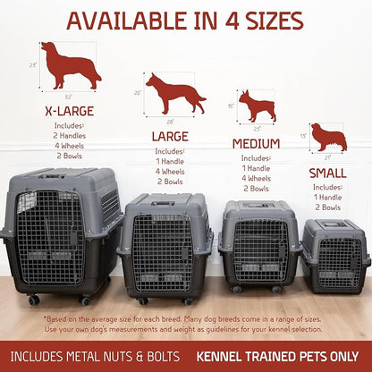 SportPet Airline Compliant X-LARGE 32.25" Travel Dog Kennel-Durable Plastic - Image 6