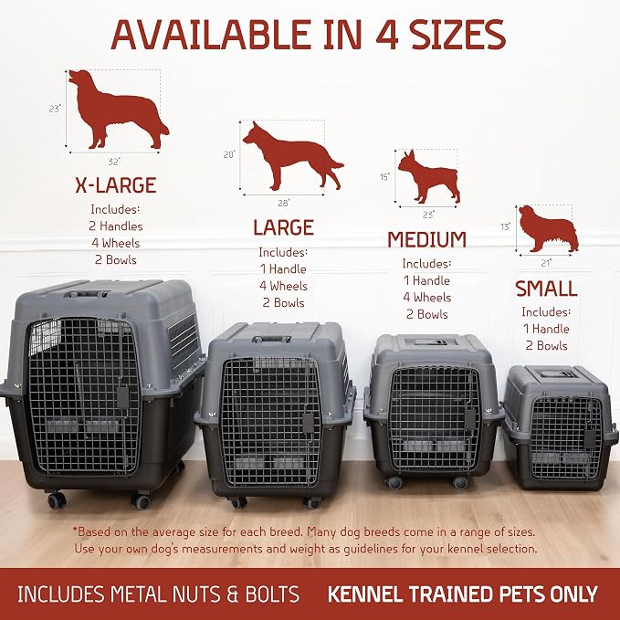 SportPet Airline Compliant MEDIUM 24.25" Travel Dog Kennel-Durable Plastic - Image 6