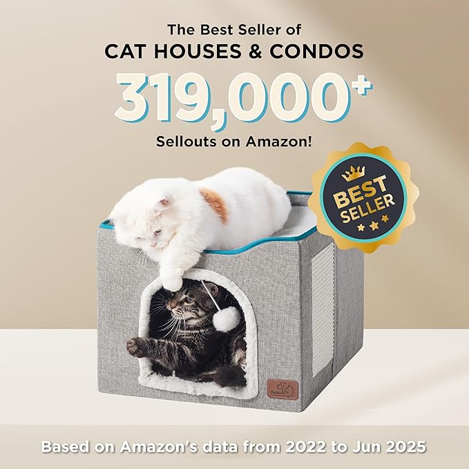 Bedsure Cat Beds for Indoor Cats - Image 2