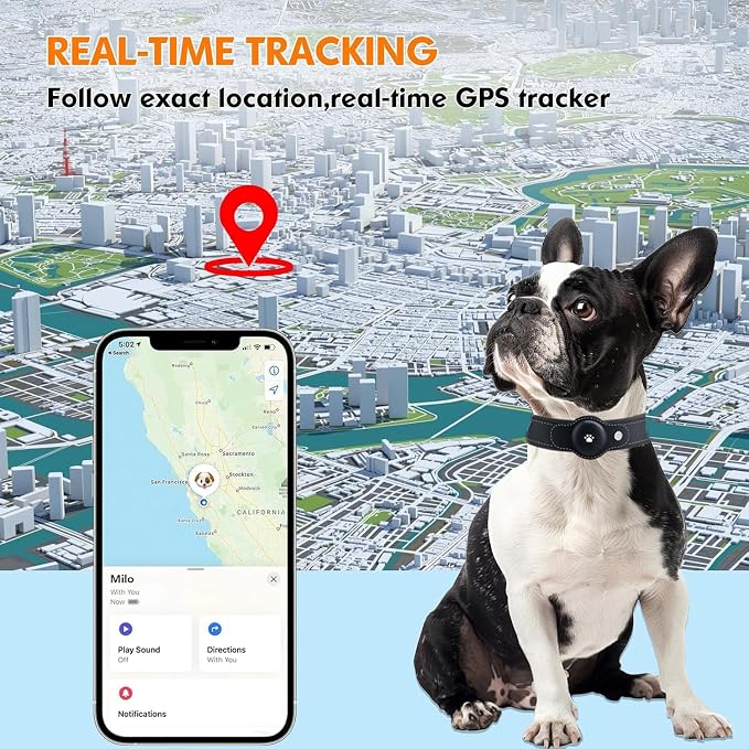 BONSO 2-in-1 GPS Tracker for Dogs: Smart Collar - Image 2