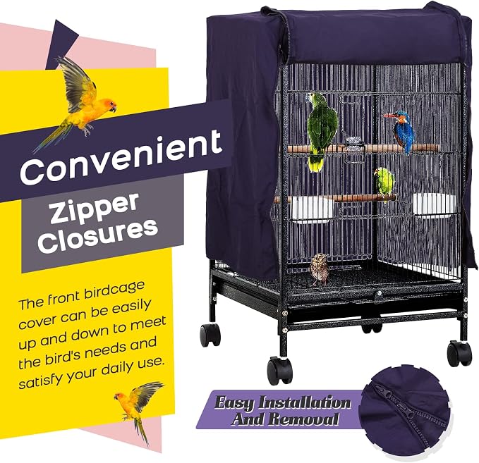 QBLEEV Birdcage Cover, Breathable Night Cover - Image 3