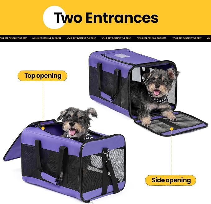 Dog Carrier Soft Sided, Large Cat Carrier - Image 4