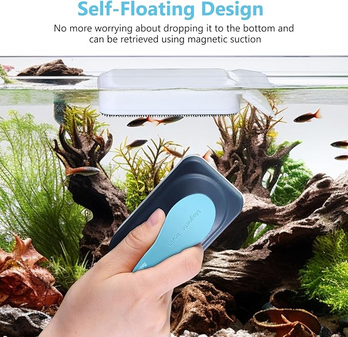 fishkeeper Aquarium Magnetic Glass Cleaner, Fish Tank Algae Magnet Cleaning Tool - Image 4