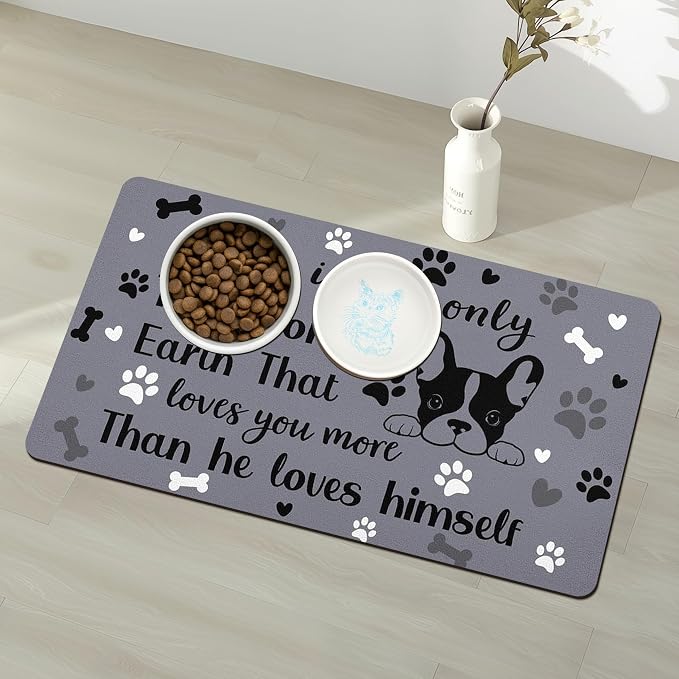 Pet Feeding Mat for Floors Waterproof Dog Mat for Food and Water Absorbent - Image 9
