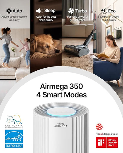 COWAY Air Purifier for Large Room Whole Home Up to 2, 640 ft², HEPA Filter for - Image 10