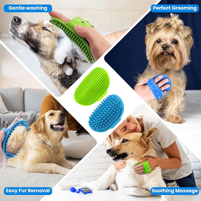Dog Bathing Supplies – 8PCS Pet Shower & Grooming Kit - Image 7