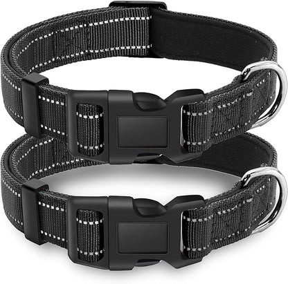 2 Pack Reflective Dog Collar by LIEVUIKEN