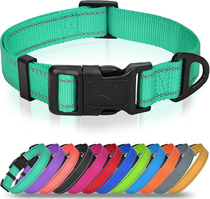 Joytale Large Dog Collar, Reflective and Adjustable Nylon Pet Collar by Joytale