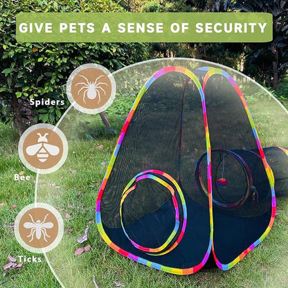 Outdoor Cat Enclosures, Cat Tunnels Tents Cubes - Image 2