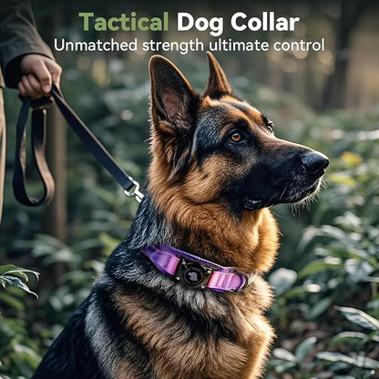 2026 Upgrade Waterproof AirTag Dog Collar, Military Tactical Dog Collar - Image 2