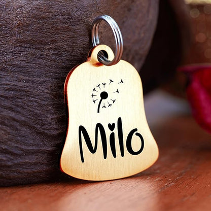 Ultra Joys Cat ID Tag Personalized Pet Tags, Durable Stainless Steel Small Pet - Image 2