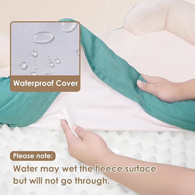 EHEYCIGA Orthopedic Dog Bed for Small Dogs, Waterproof Memory Foam Small Dog - Image 3