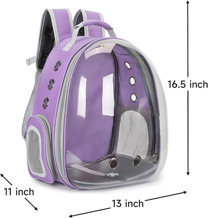 Cat Bubble Backpack Carrier for Small Medium Dogs Cats Carrying Bag, Airline - Image 7