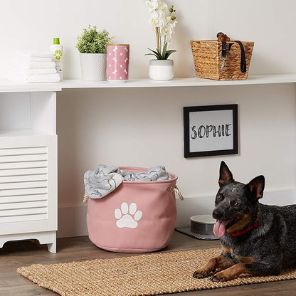 Bone Dry Pet Storage Collection Collapsible Bin, Medium Round - Image 6