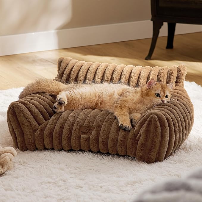 Bedsure ComfyFleece™ Cute Cat Couch by BEDSURE
