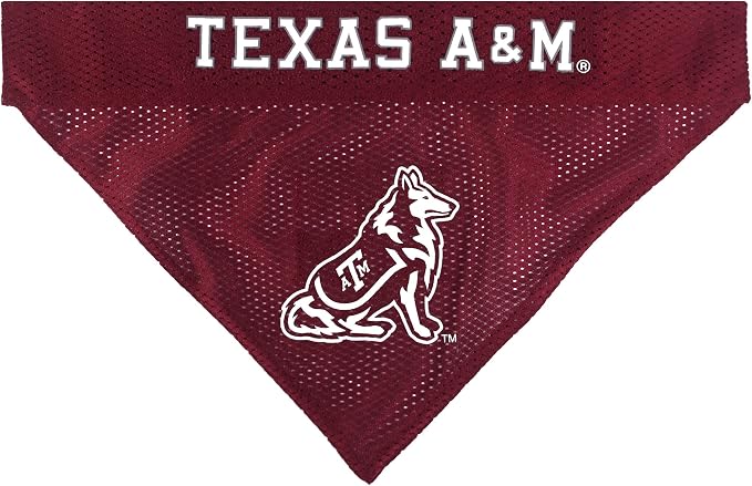 Pets First Collegiate Pet Accessories, Reversible Bandana, Texas A&M Aggies - Image 3