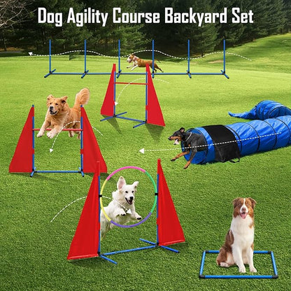 Dog Agility Course Backyard Set, Dog Agility Equipment, Portable Agility - Image 6