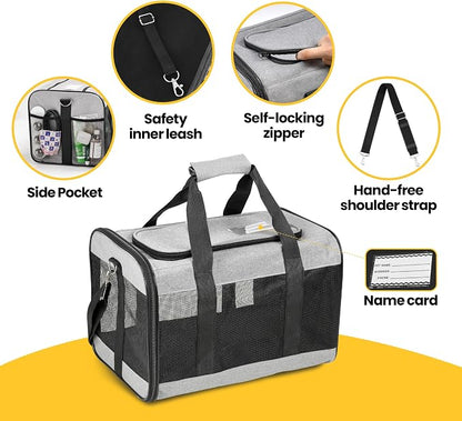 Dog Carrier Soft Sided, Large Cat Carrier - Image 5