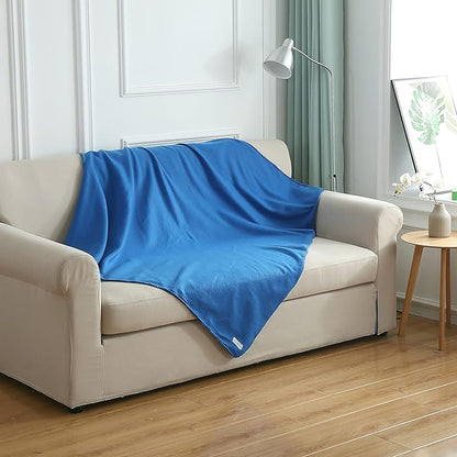 Fleece Throw Blanket Bulk Fleece Blankets Solid Lightweight Warm Soft Cozy - Image 5
