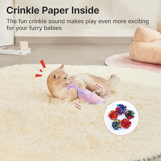Potaroma Cat Toys Pillows, Soft and Durable Cat Crinkle Sound - Image 4