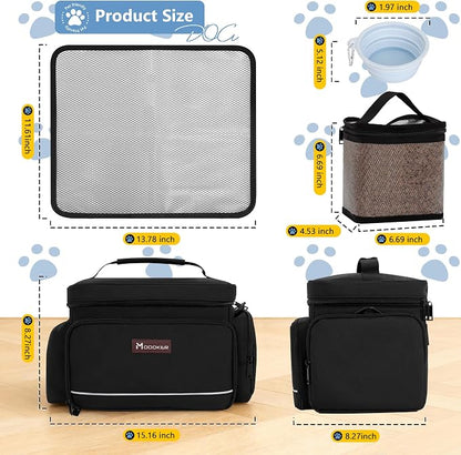 Modoker Dog Travel Bag Airline Approved Pet Cat Tote Organizer - Image 3