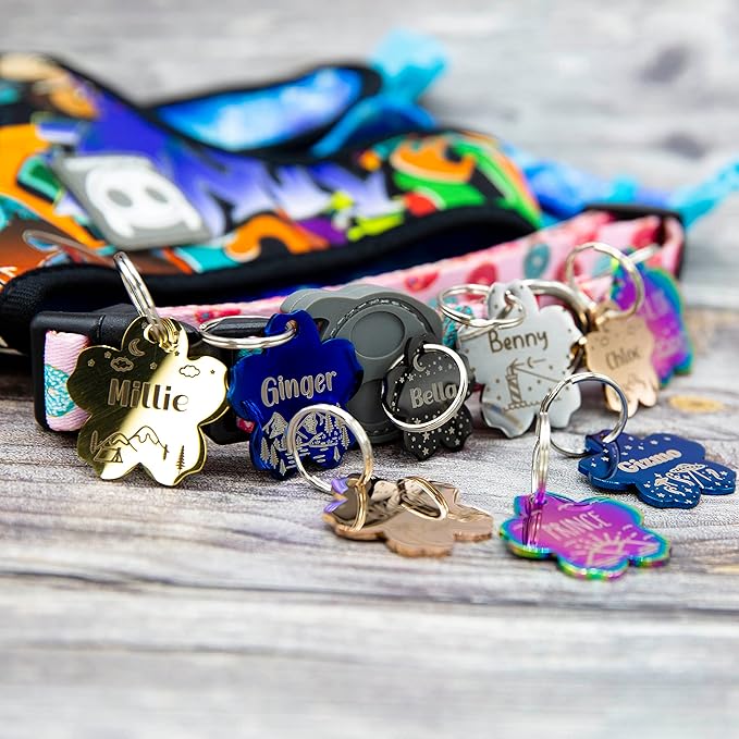 Personalized Dog Tag with 5 Lines of Custom Deep Engraved Durable Stainless - Image 2