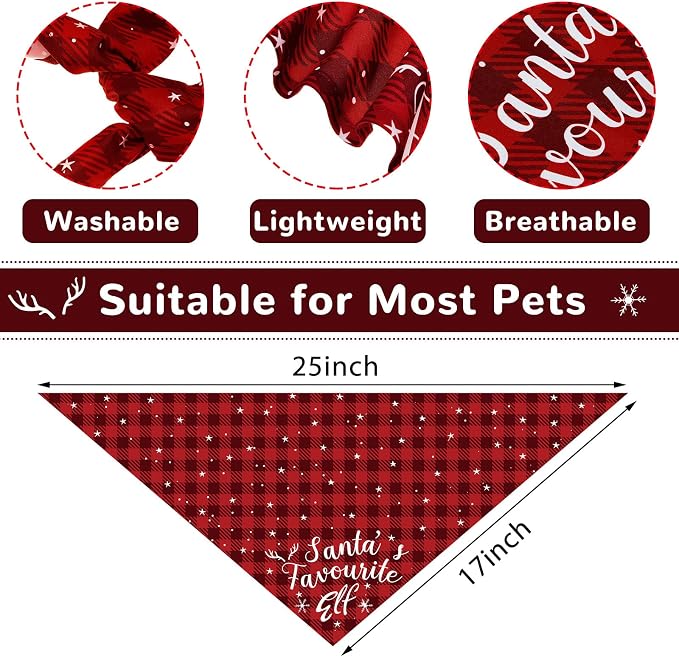 Weewooday 9 Pcs Holiday Dog Bandanas St' Patrick's Day Easter Bandanas Birthday - Image 2
