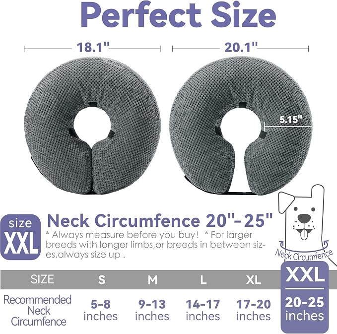 Soft Inflatable Dog Cone Collar Alternative After Surgery - Image 5