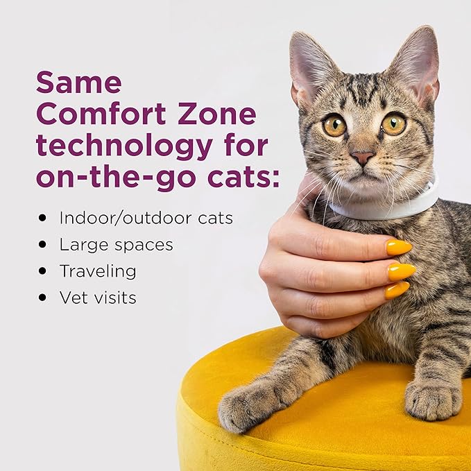 Comfort Zone Cat Calming Collar: 1 30-Day Calming Collar; Cat Pheromones Help - Image 3