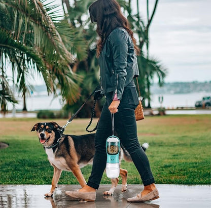 Dog Water Bottle with Food Container, Travel Puppy Water Bowl, Portable Pet - Image 6