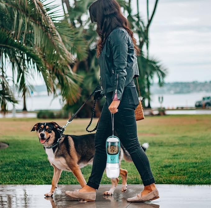 Dog Water Bottle with Food Container, Travel Puppy Water Bowl, Portable Pet - Image 6