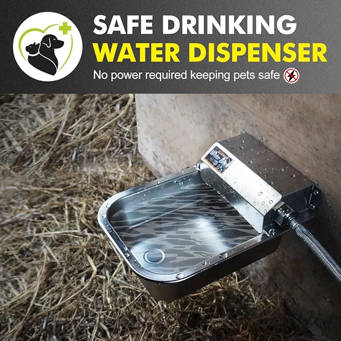 Automatic Water Dispenser for Dogs, Patented 3L Outdoor Dog Drinking Water Bowl - Image 3