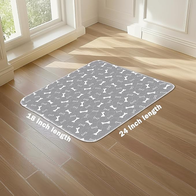Washable Pee Pads for Dogs, Fast Absorbent Dog Pee Pads for Crate Pet Training - Image 8