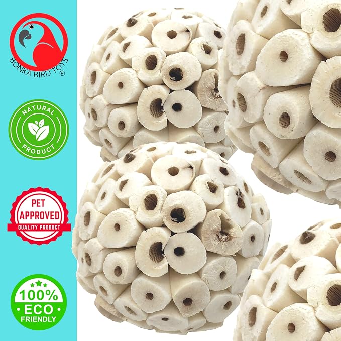 Bonka Bird Toys 2363 Pk2 Large Sola Atta Ball Bird Toys - Image 8