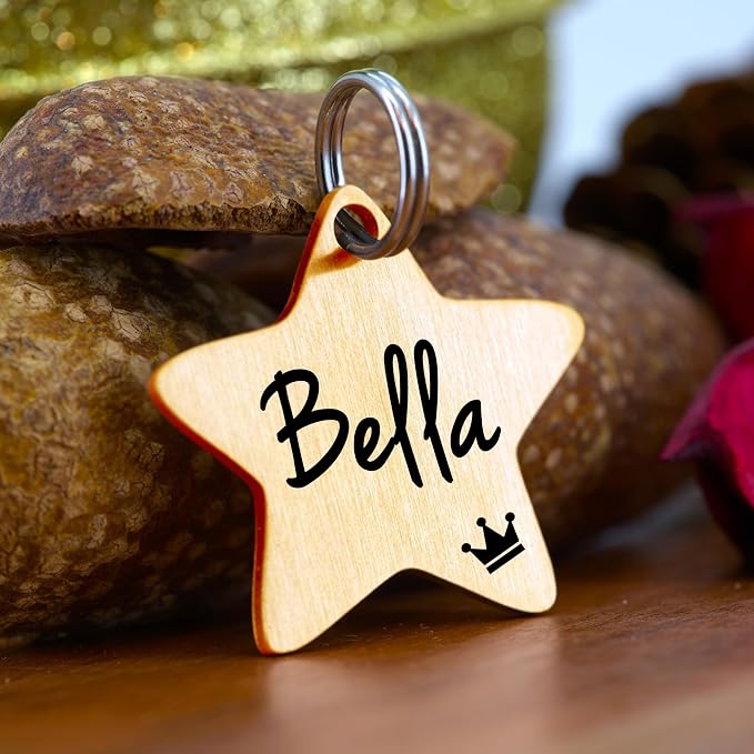 Ultra Joys Cat ID Tag Personalized Pet Tags, Durable Stainless Steel Small Pet - Image 2