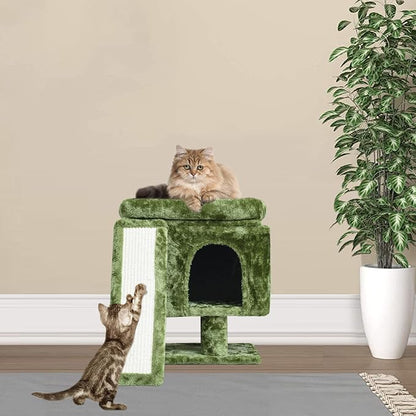YANDLVY Small Cat Tower for Cats, Cute Cat Tree for Indoor Cats, Kittens Condo - Image 6