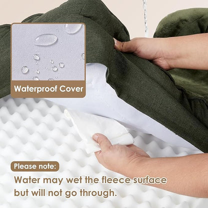 EHEYCIGA Orthopedic Dog Bed for Small Dogs, Waterproof Memory Foam Small Dog - Image 3