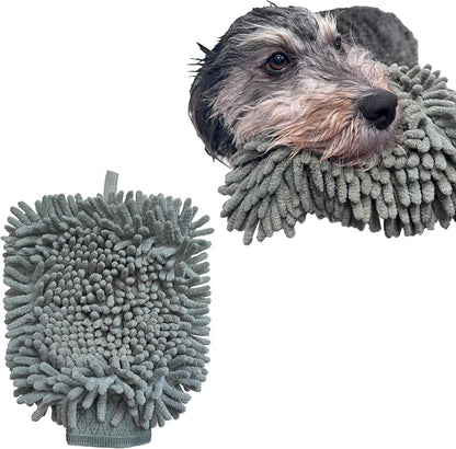 SPOT Clean Paws Chenille Microfiber Dog Towel Mitt by SPOT