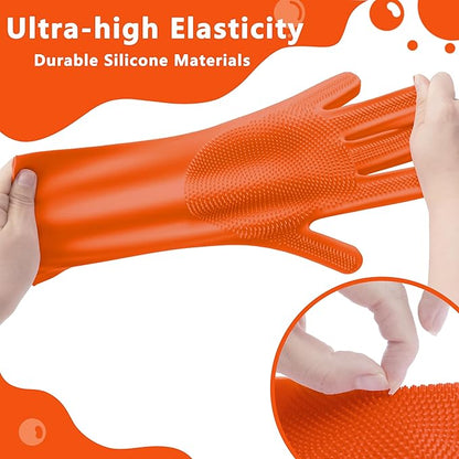 Pet Grooming Gloves—Heat Resistant Dog Washing Gloves - Image 5