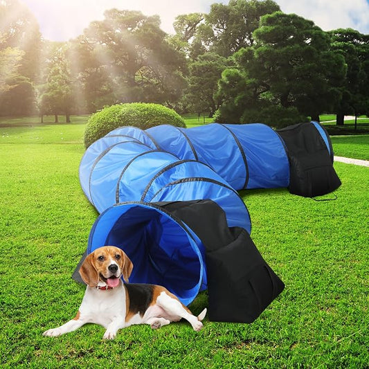 16 ft Dog Agility Equipment Dog Agility Tunnel by DoubleFill