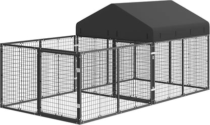 Outdoor Dog Kennel with Dog Fence - Image 5