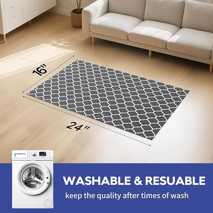 Cooyes Large Dog Food Mat 16"×24", Ultra-Absorbent Dog Bowl Mat - Image 7