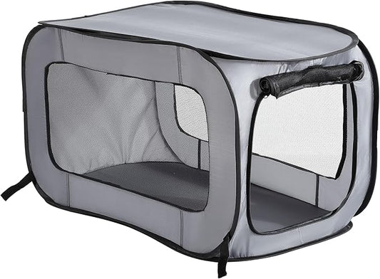 Beatrice Home Fashions Portable, Collapsible, Pop Up Kennel Travel Cat and Dog by BeatriceHomeFashions