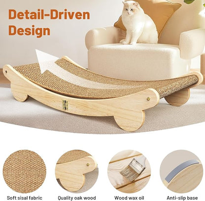 Ordora Extra Large Cat Scratcher: 31.5 inch Cat Scratch Pad&Bed Lounge - Image 4