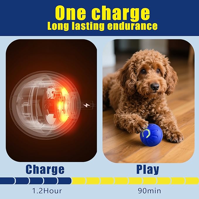 BIONEMAGILI Interactive Self-Moving Pet Toy Ball - Image 4